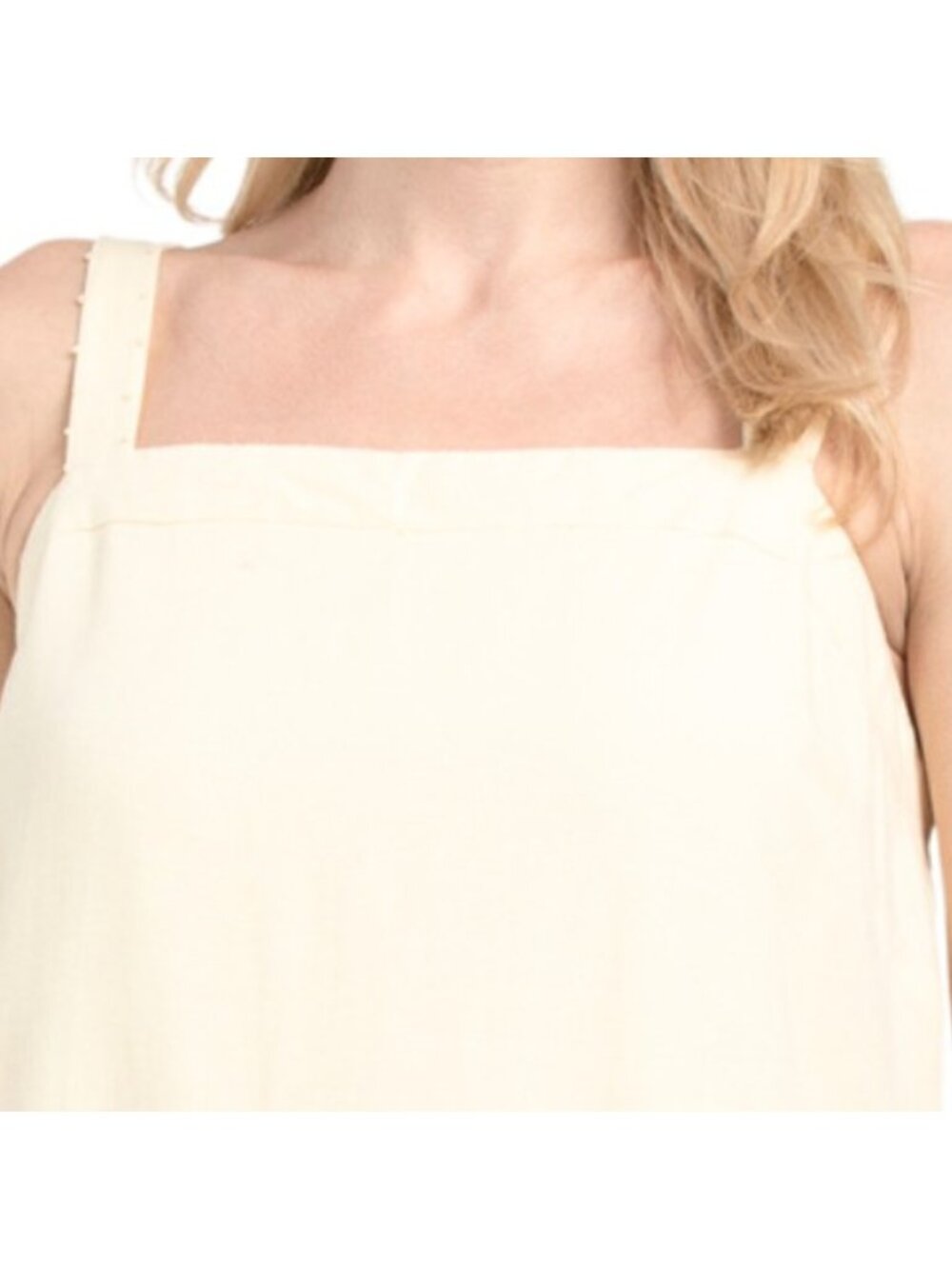 LEA Linen Blend Dropped Waist Maxi Dress - Picture 3 of 5